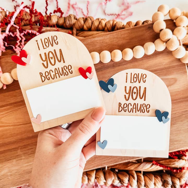 Love Note Affirmation Magnet (Dry Erase) for wholesale by Knotty Design Co.