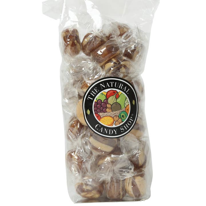 Natural Old Fashioned Mint Humbug Candy Bags 200g for wholesale by The Original Candy Company