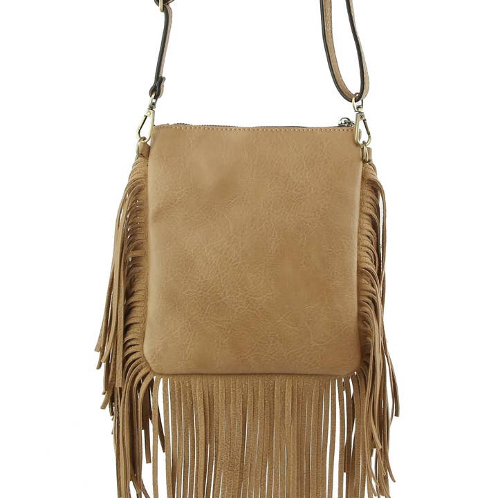 Handbag Factory Corp – Engroshandel Crossbodytaske - Dame – Crossbody taske med frynser og kvaster7