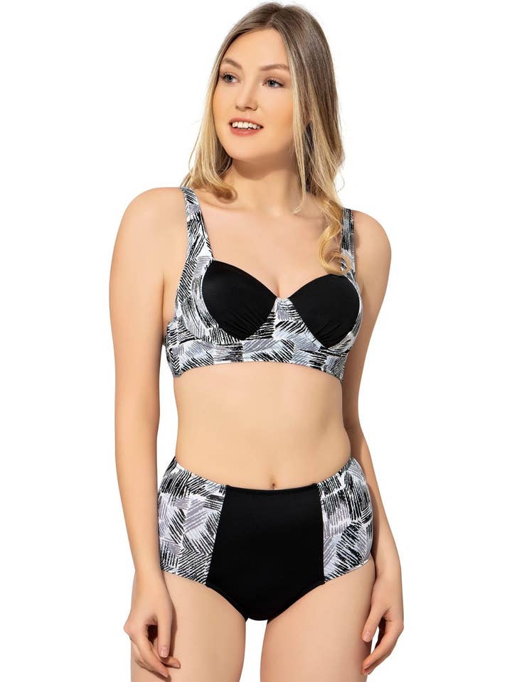 Argisa Bikini a Vita Alta Push Up Crema per la vendita all'ingrosso da parte di Argisa