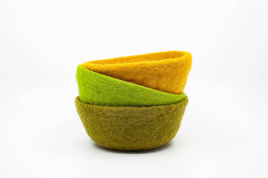 Fibres of Life - Wool & Felt - Wholesale Decorative Plate/Dish/Bowl - Felt Bowl-Large | Wool Storage Bowl | Catch-all Home Decor23