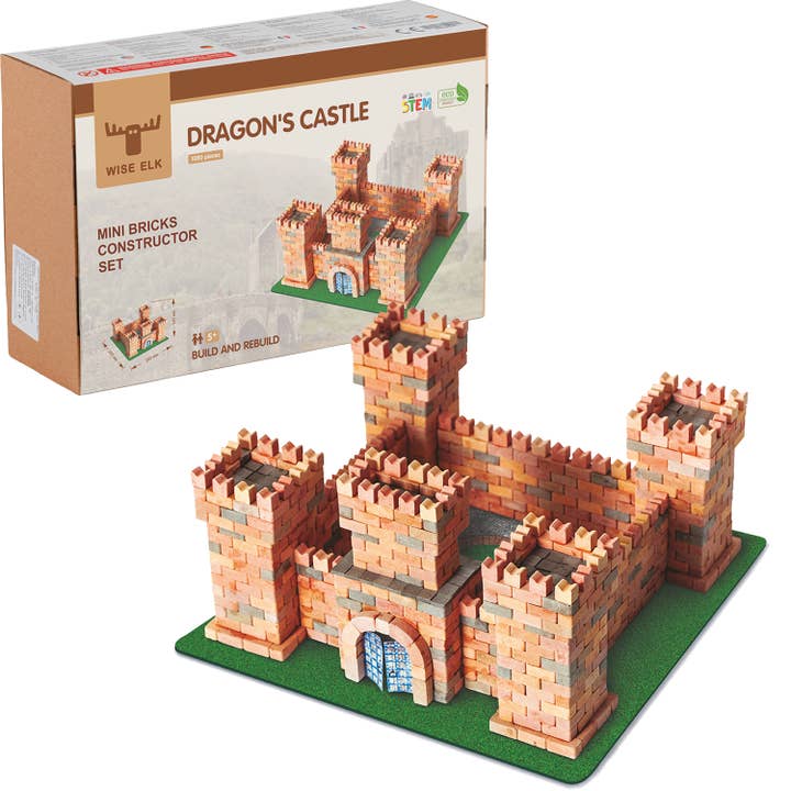 Dragon Castle - in mini bricks - Wise Elk for wholesale by HARMANDI