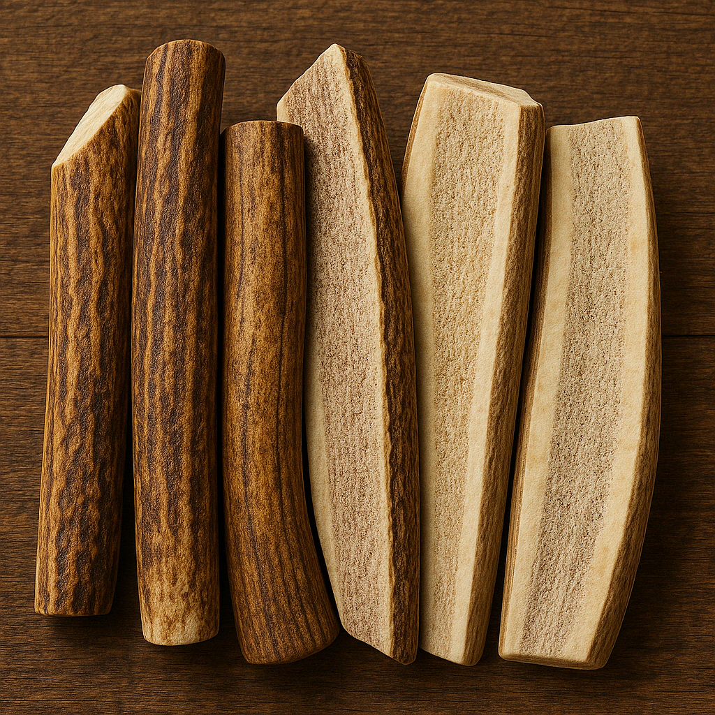 WhiteTail Naturals - Wholesale Pet Bone/Rawhide - Dog - BULK- A Grade - SPLIT Elk Antler Dog Chews Sold by The Pound2