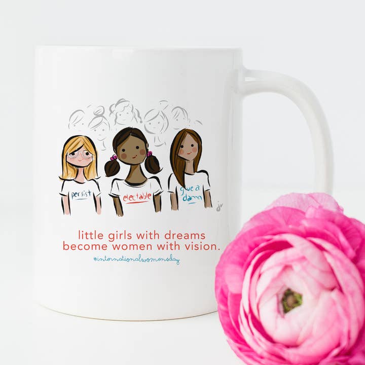 International Women's Day Coffee Mug for wholesale by Jennifer Vallez