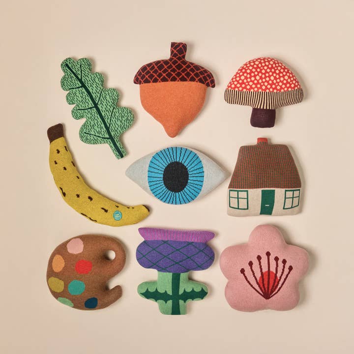 Donna Wilson - Wholesale Chair Cushion - Paint Palette Shaped Cushion3