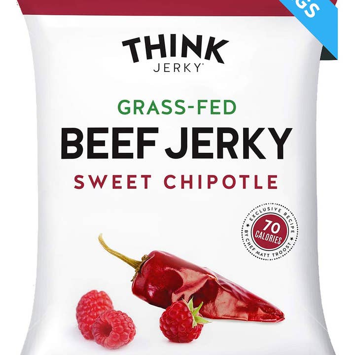 Think Jerky - Wholesale Jerky - Sweet Chipotle 100% Grass-Fed Beef Jerky, 1.0oz2