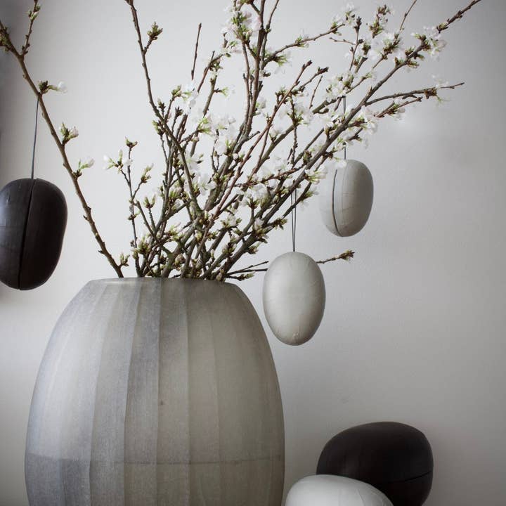 Nordstjerne - Wholesale Decorative tabletop object - fill me eggs - set of 4, dark grey15