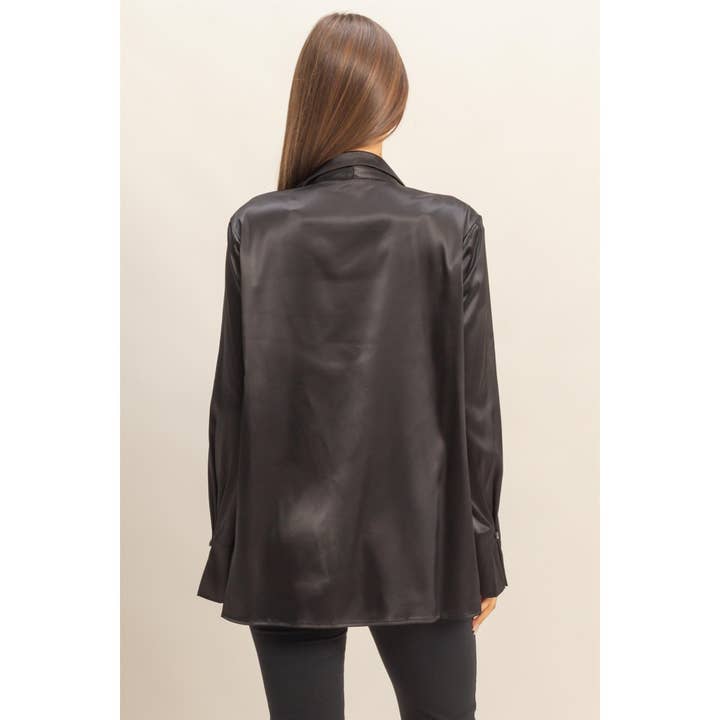 HYFVE - Wholesale Blazer - Women's - Satin Long Sleeve Blazer10