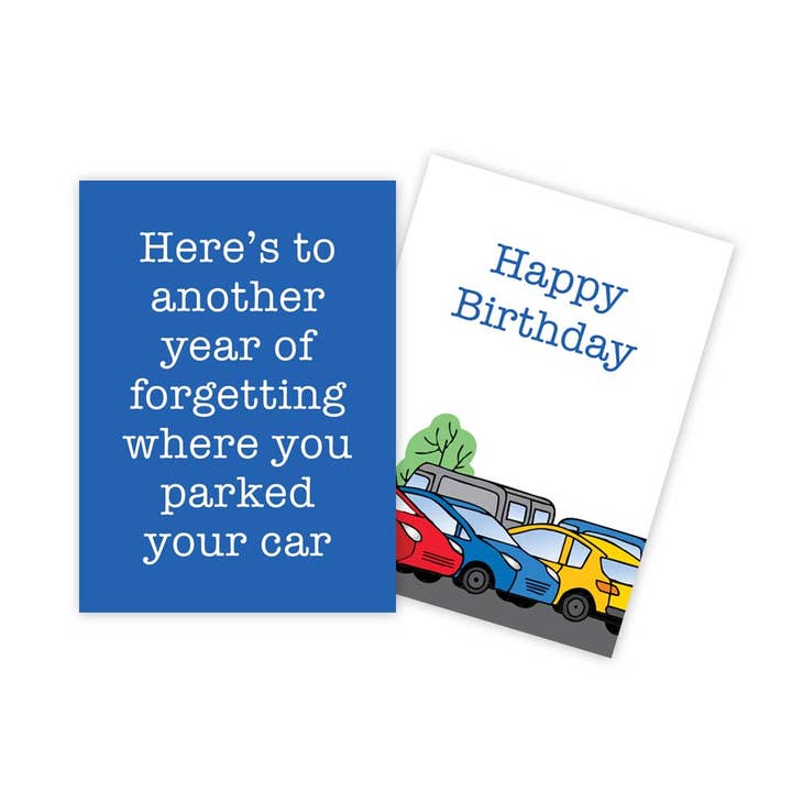 Funny Car Birthday Card for wholesale by Sun Day Greetings