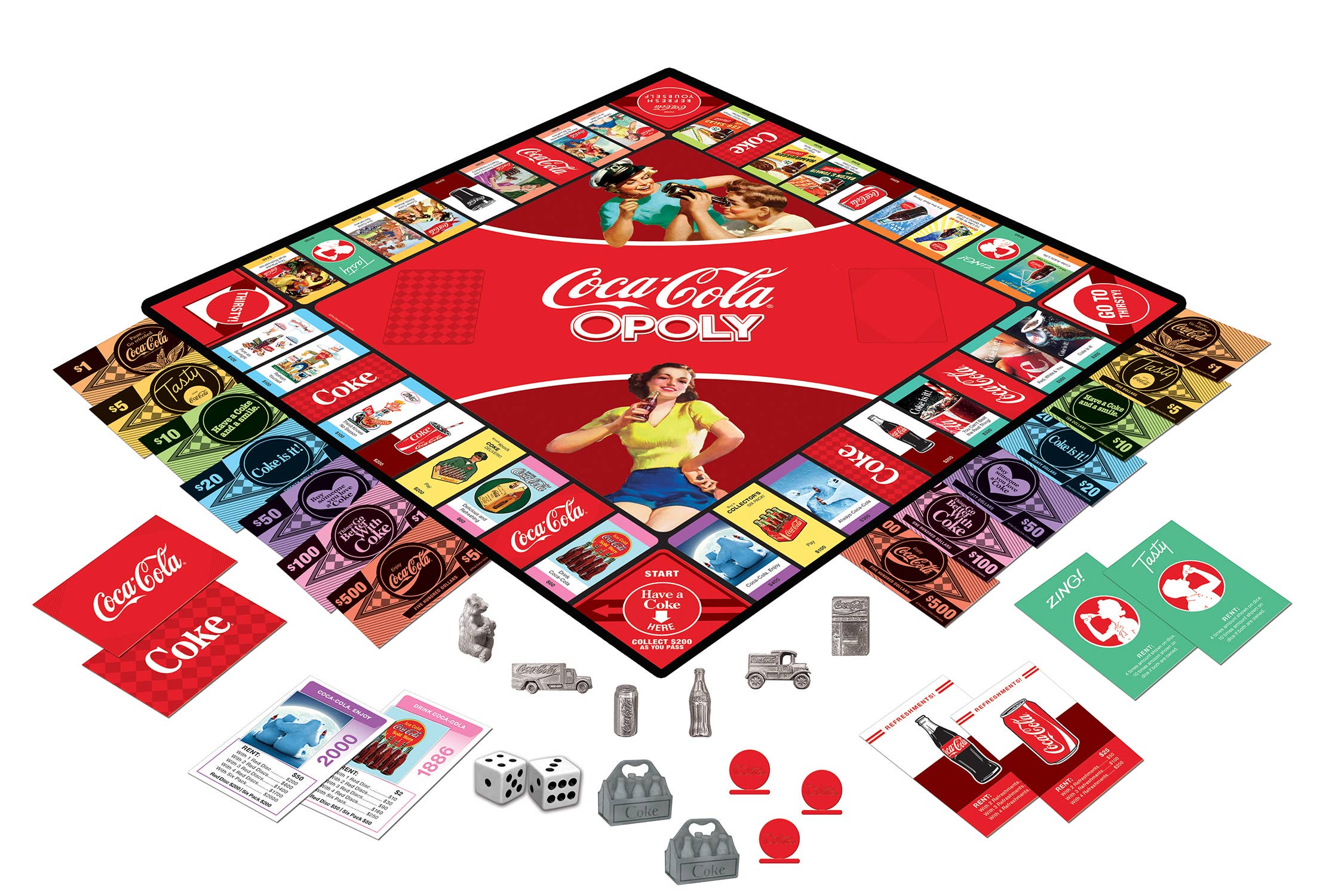 Masterpieces Puzzles - Wholesale Board Game - Coca-Cola Opoly Board Game1