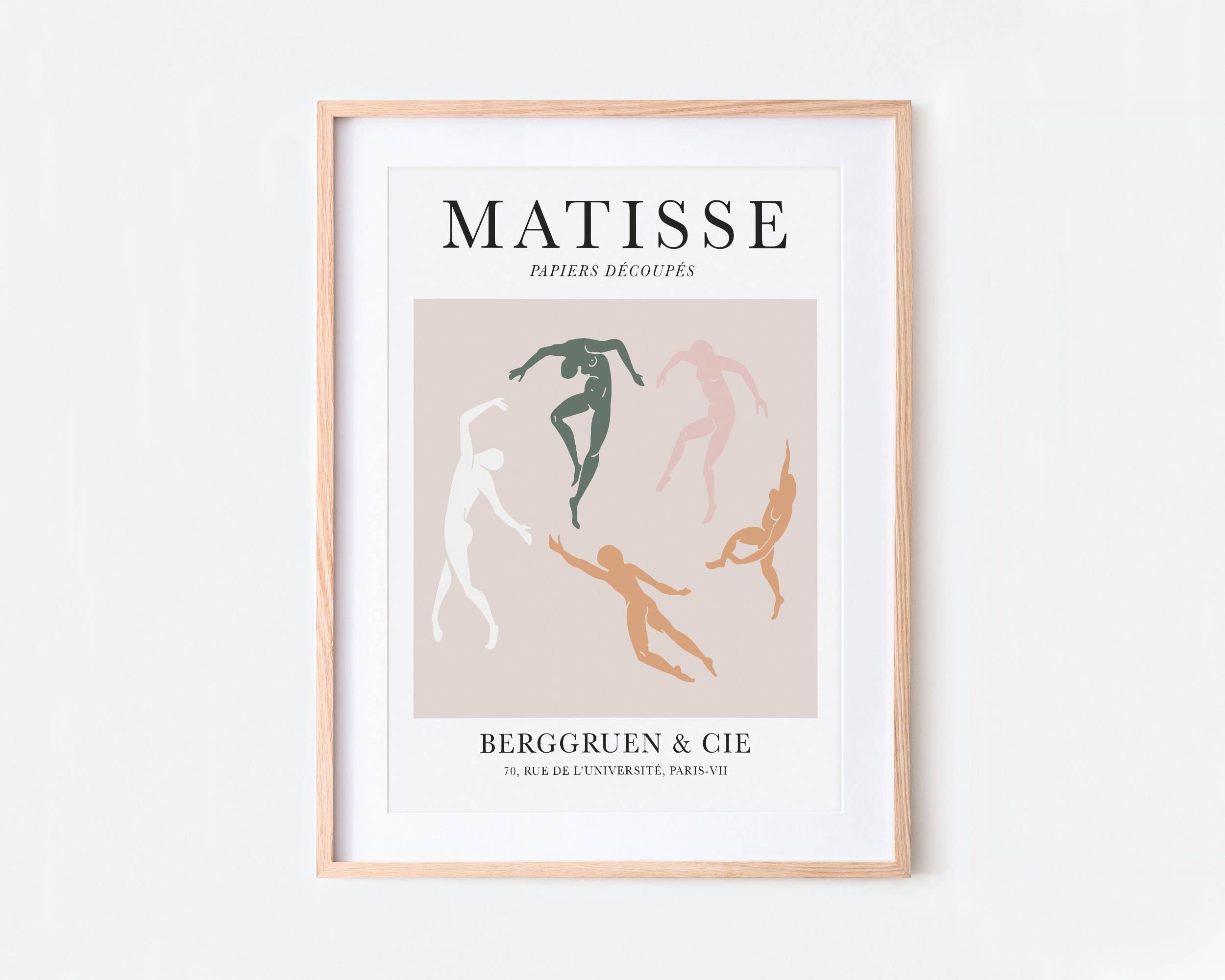 Sugar & Canvas – wholesale Konsttryck – Henri Matisse The Dance Cut-Ots Vintage Affisch Konst Print | Matisse Print, Matisse Affisch, Abstrakt Kroppsfigur, Papiers Decoupes #M051