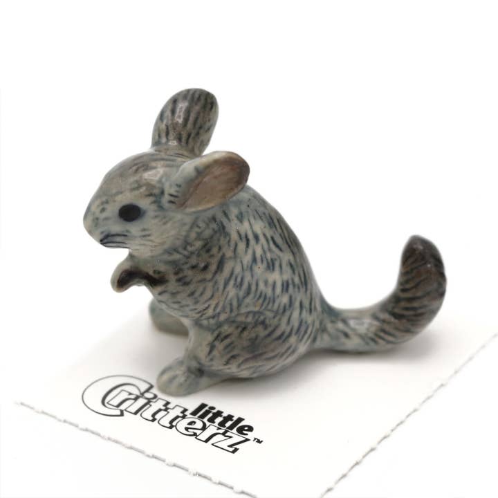 Little Critterz - Wholesale Decorative Figurine - Andes Chinchilla Porcelain Miniature