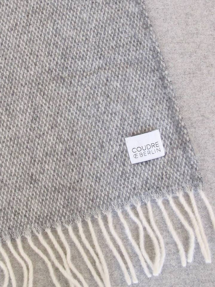 Plaid in lana granulare Pickstitch / Plaid coccola per la vendita all'ingrosso da parte di Coudre Berlin