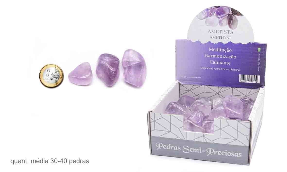 Esoterica Arte - Wholesale Spiritual Stone/Crystal - Rolled Amethyst 500gr (2 to 3cm)0