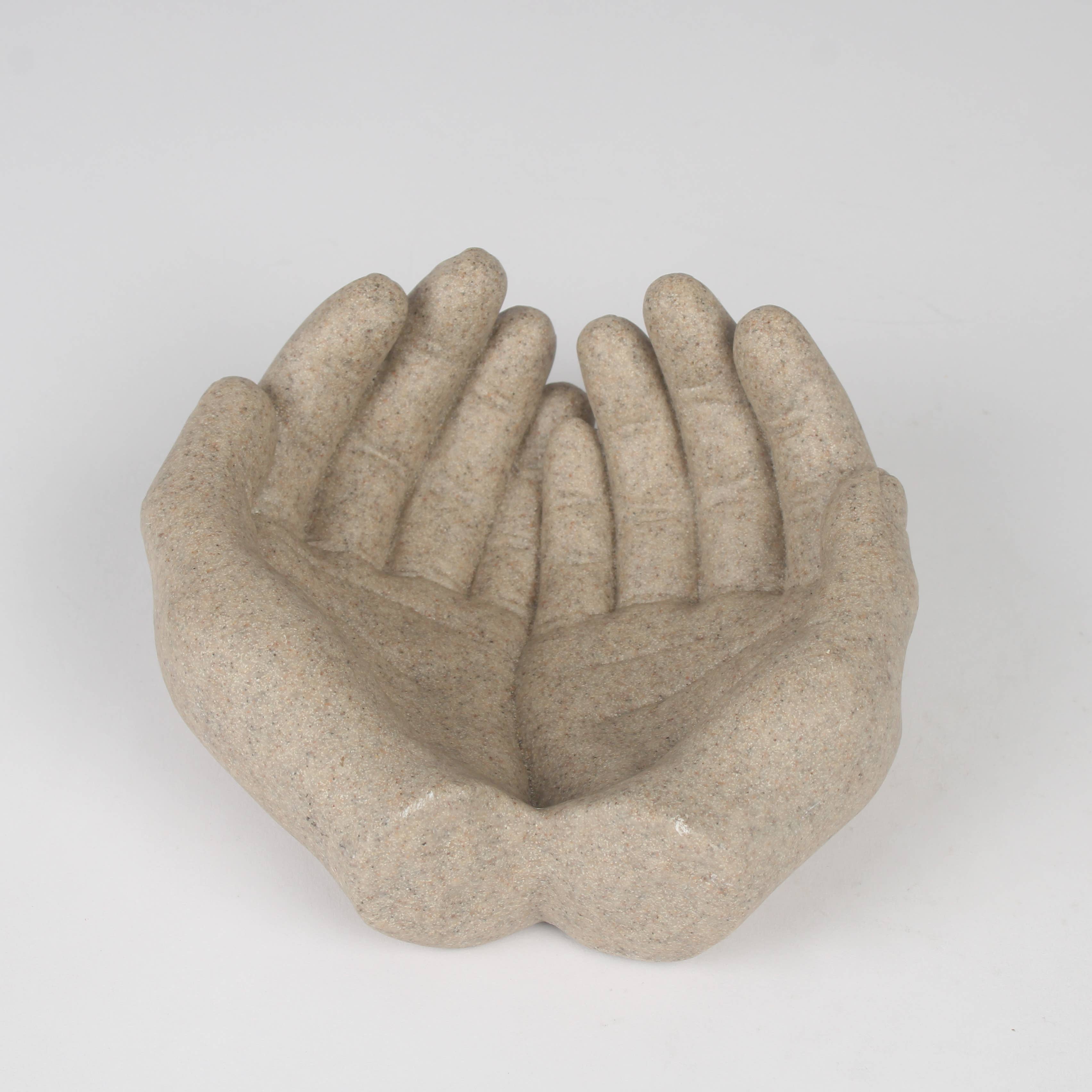 Originals International Ltd – wholesale Decorative plate/dish/bowl – Decorative Hands Bowl – Unique Catchall Dish, Trinket Holder