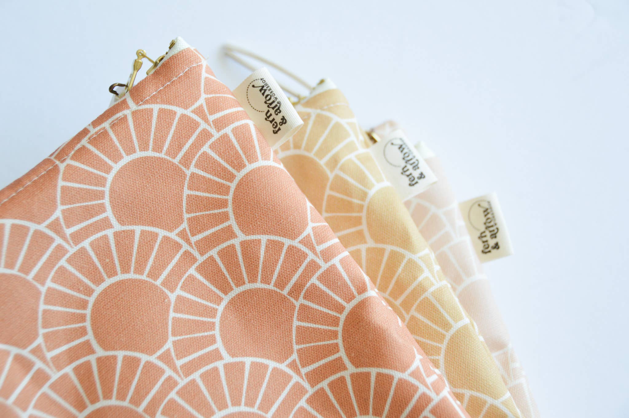 Fern & Arrow - Wholesale Wet Bag - Kids & Baby - Water Resistant PUL Wet / Dry Bag - Mosaic Sun2