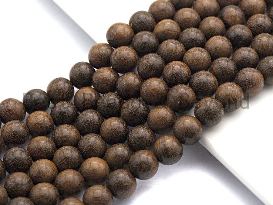 BestBeads&Beyond - Wholesale Beads - Natural Smooth Round Wood beads, 6mm/8mm/10mm/12mm Natural Brown Wood beads, Natural  Wood Grain Beads, 15.5inch strand,SKU#U4690