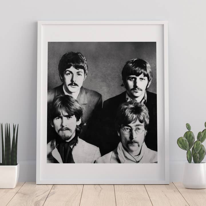 Star Editions – wholesale Art print – The Beatles - Black And White High Contrast - Art Print
