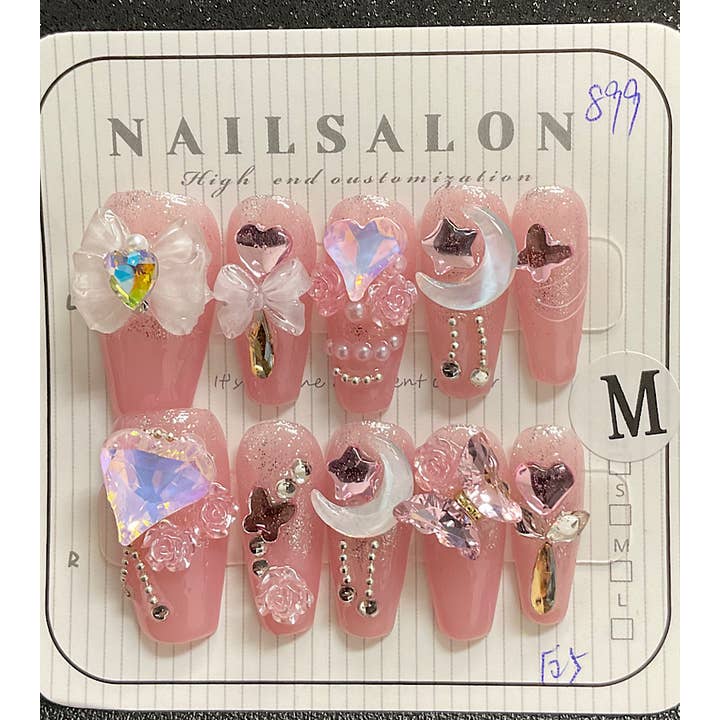 Kids Charm Online - Wholesale Press-On/Fake Nails - WOMEN PRESS ON ACRYLIC NAILS. (HANDMADE)4