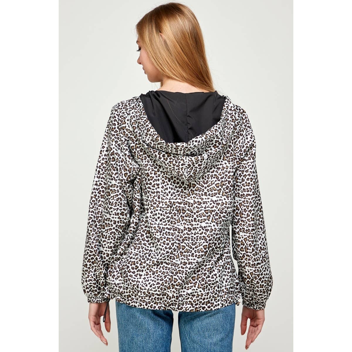 Sweet Generis - Wholesale Windbreaker - Women's - Rev. Contrast Print Zipup Hoodie - Outdoor Style20