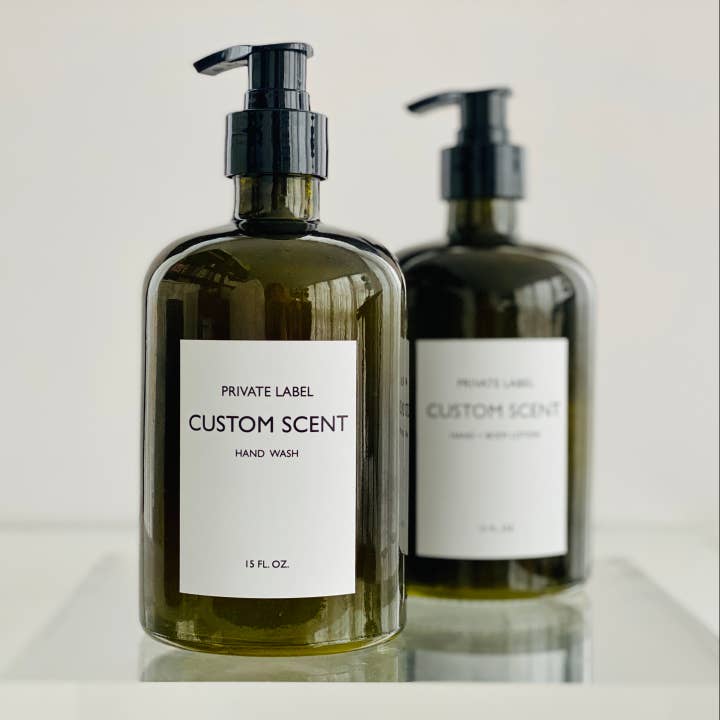 Atelier 880 - Wholesale Hand Soap/Wash - Private Label Scented Hand and Body Wash Soap | Bottle Green