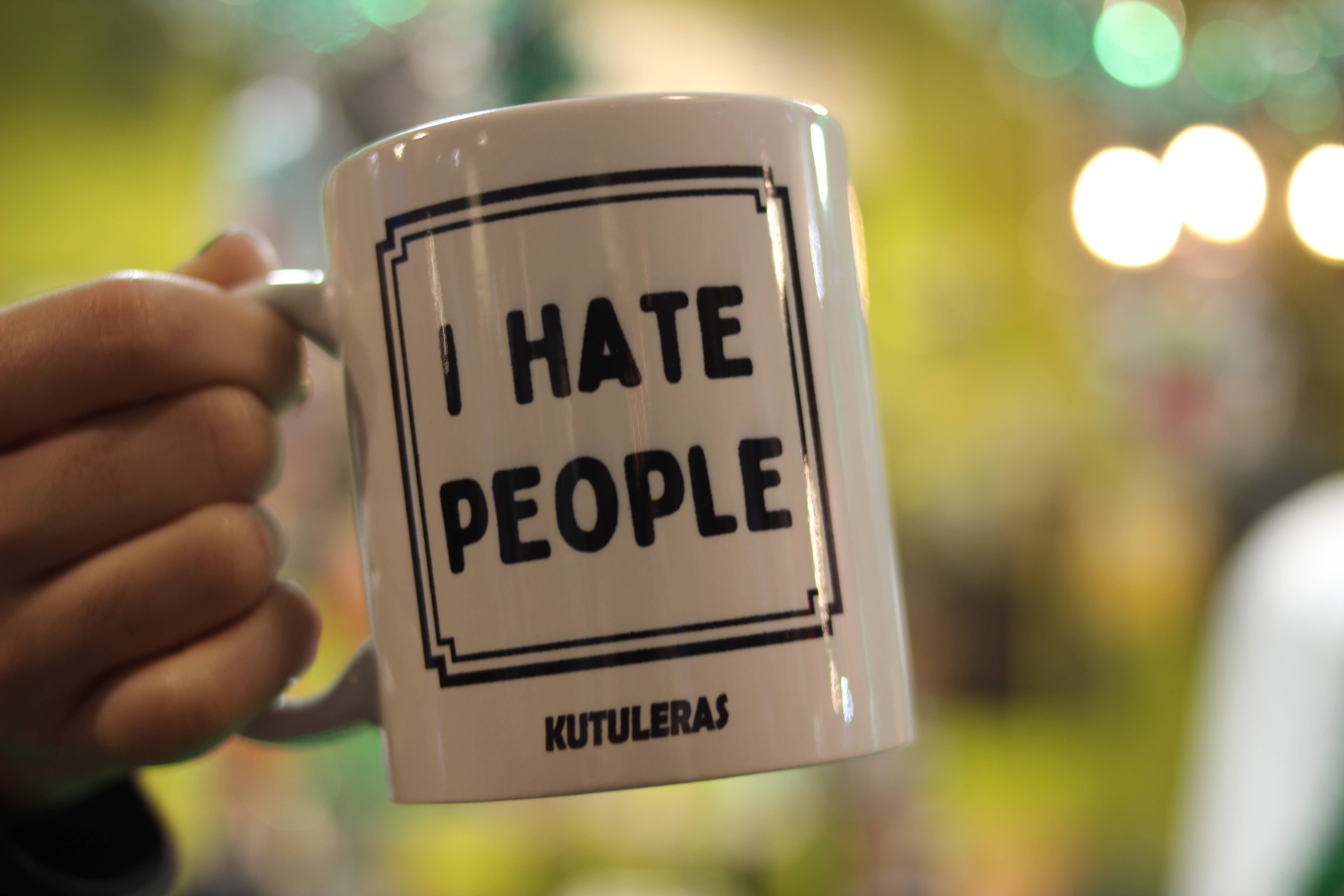 Kutuleras - Wholesale Coffee Mug - Hate people mug rude Sarcastic Gift punk message4