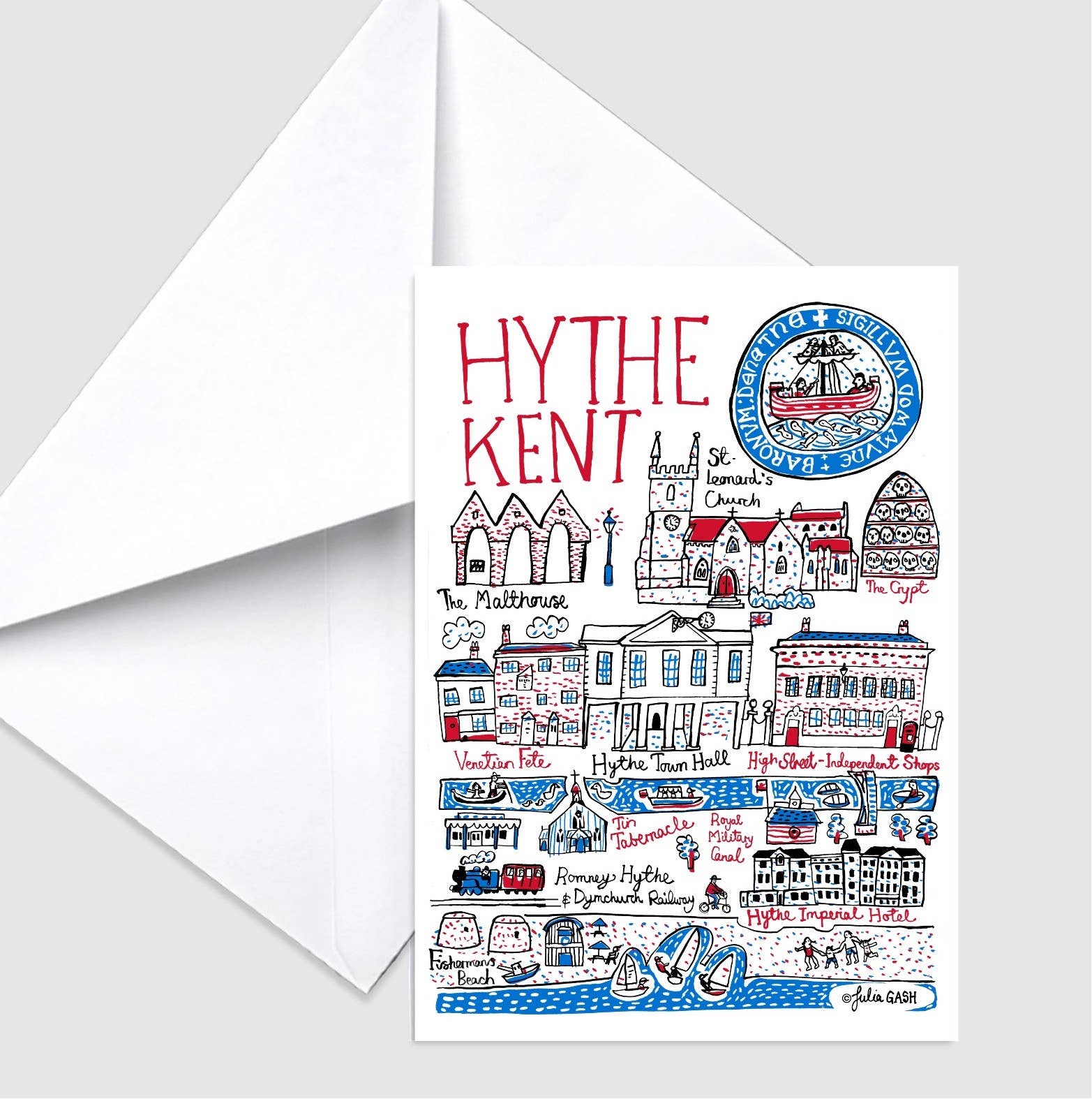 Julia Gash - Wholesale Art Print - Hythe, Kent Prints & Cards4