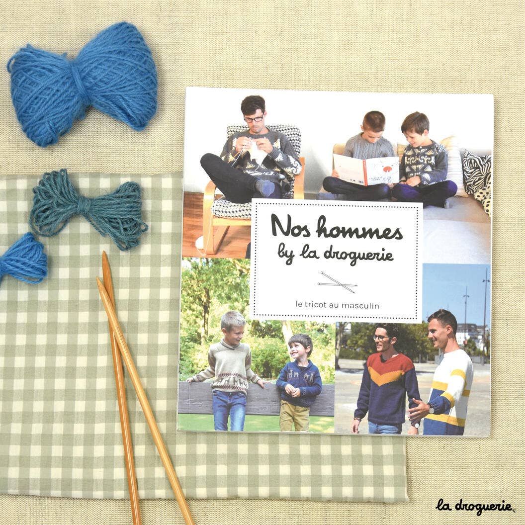LA DROGUERIE – wholesale Bok - Vuxen – DIY-stickbok "Nos hommes by La Droguerie"0