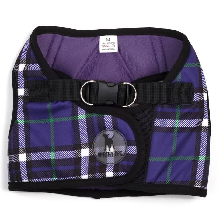 The Worthy Dog - Wholesale Pet Harness - Dog - Plaid Sidekick Harness
