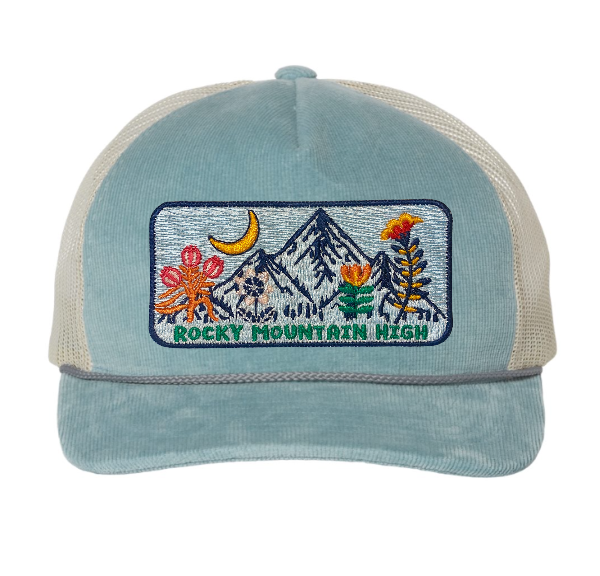 Spruce Seed - Vente Casquette de camionneur – unisexe - Casquette Trucker en Velours Côtelé Rocky Mountain High1