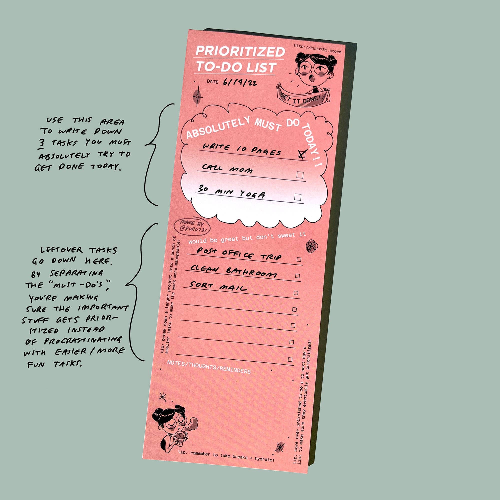 kuru731 - Wholesale Planner - Prioritized To-Do List Planner1