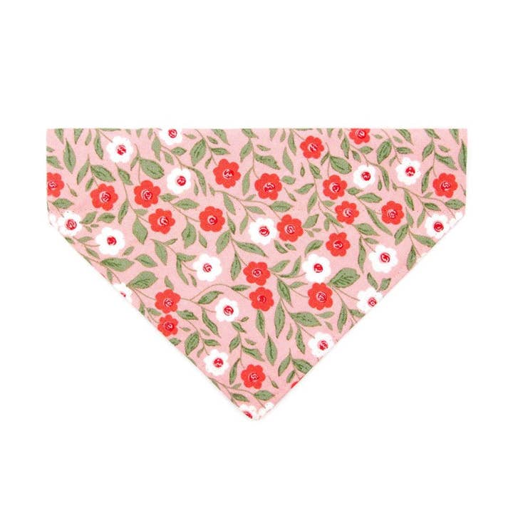 "Posies" - Pink Floral Bandana for Cats + Small Dogs for wholesale by Made By Cleo