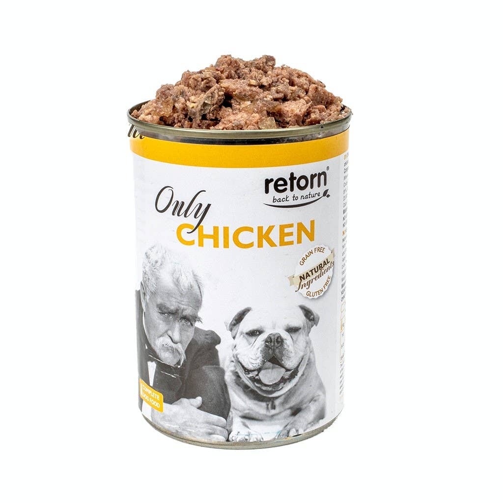POCURULL SL (Retorn) - Wholesale Pet Food - Dog - Retorn Chicken Dog Cans1