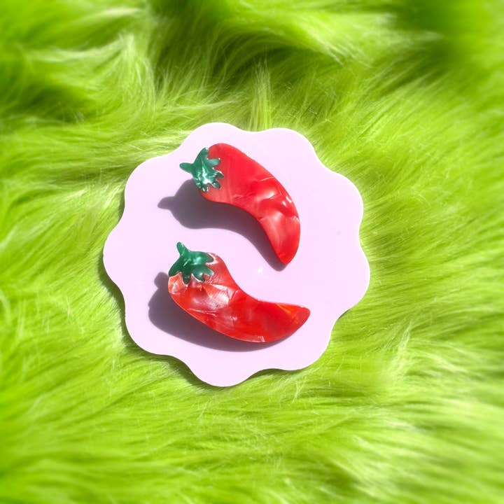 Peach Beast - Wholesale Hair Clip - Women's - Hot Pepper Hair Clips