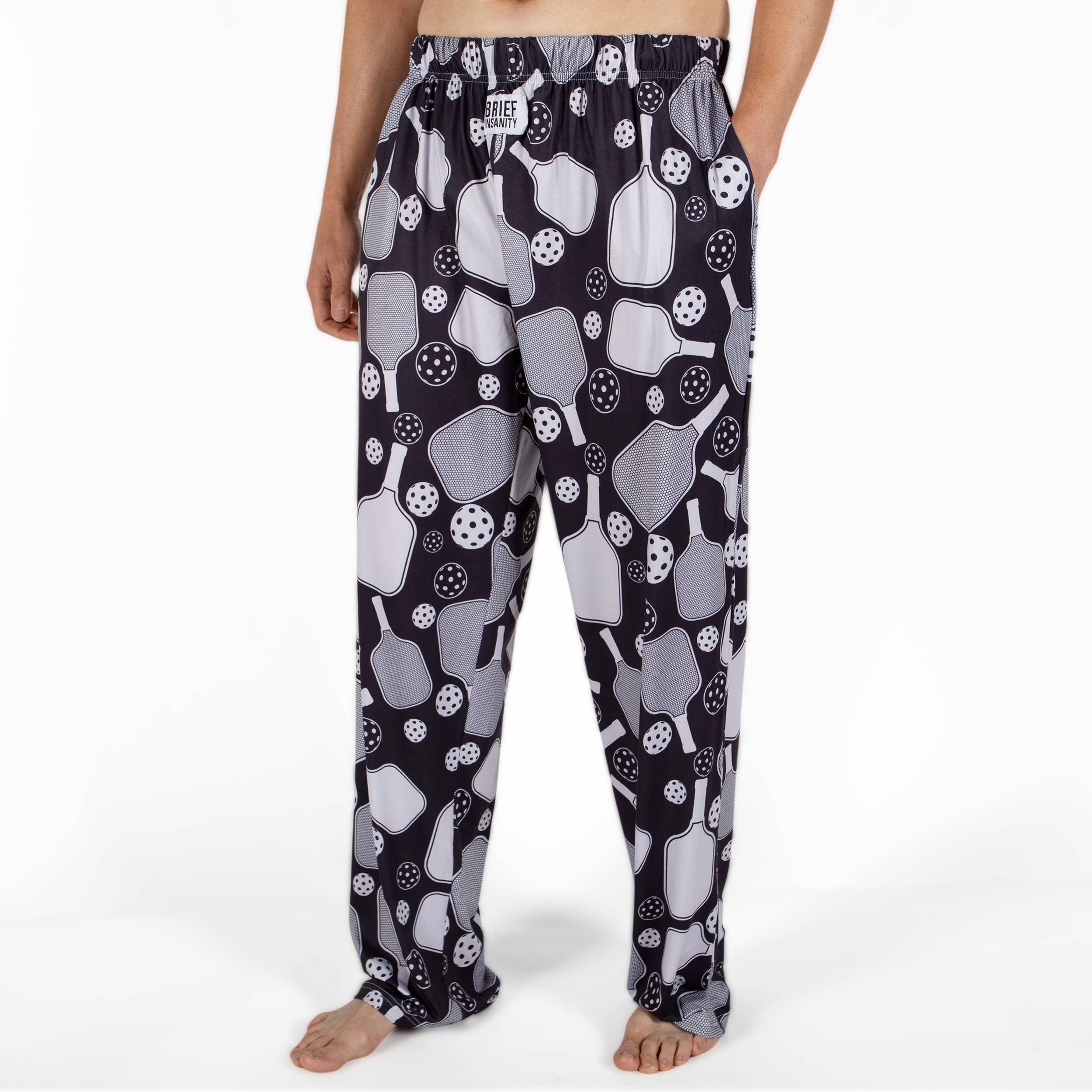 BRIEF INSANITY - Wholesale Pyjamabroekje - Uniseks - Pickleball Paddle Pyjama Loungebroek1