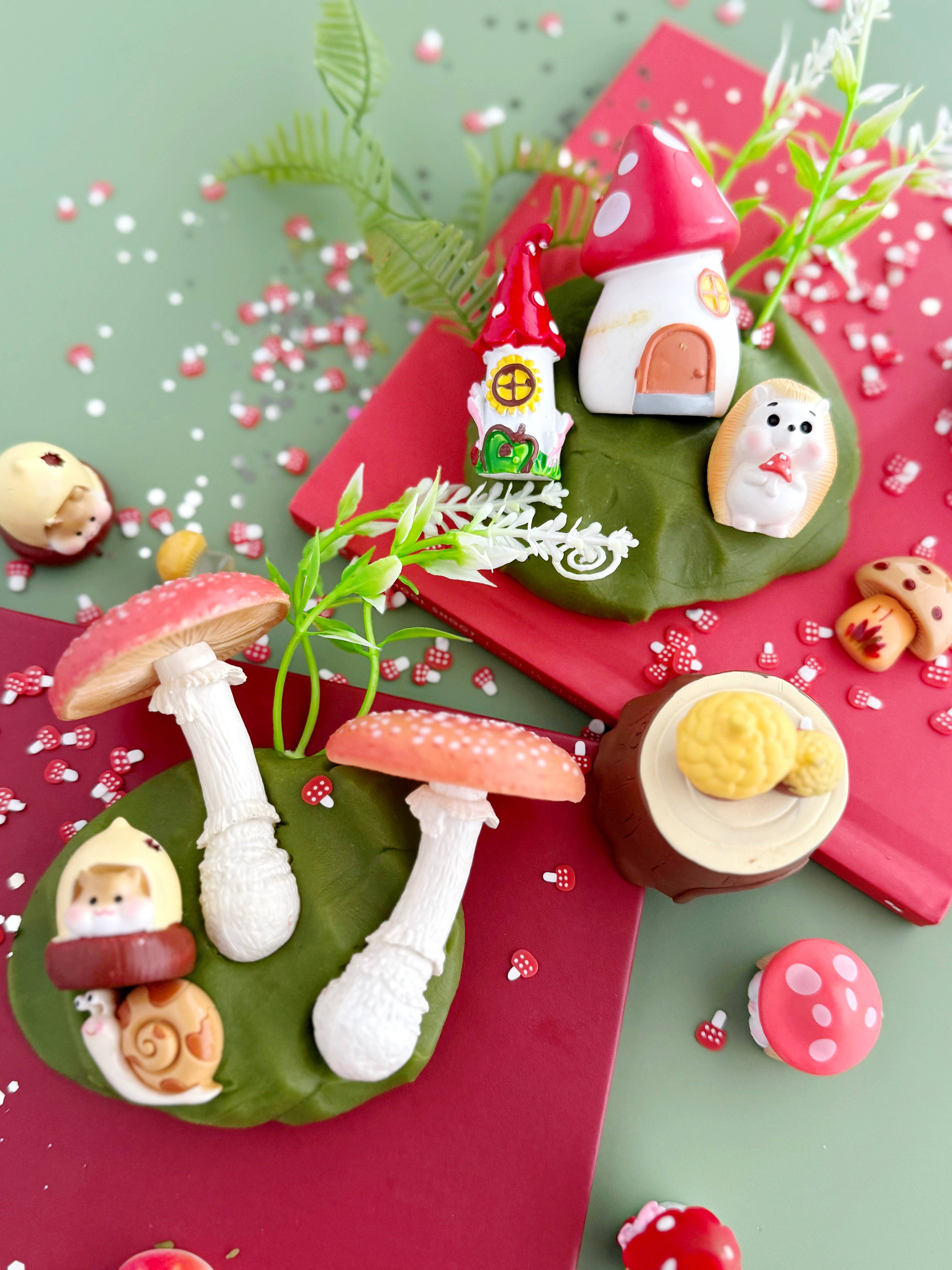 Earth Grown KidDoughs (KidDoughs by EGKD) - Wholesale Putty/Slime - Kids - Mushroom Meadow KidDough Play Kit4