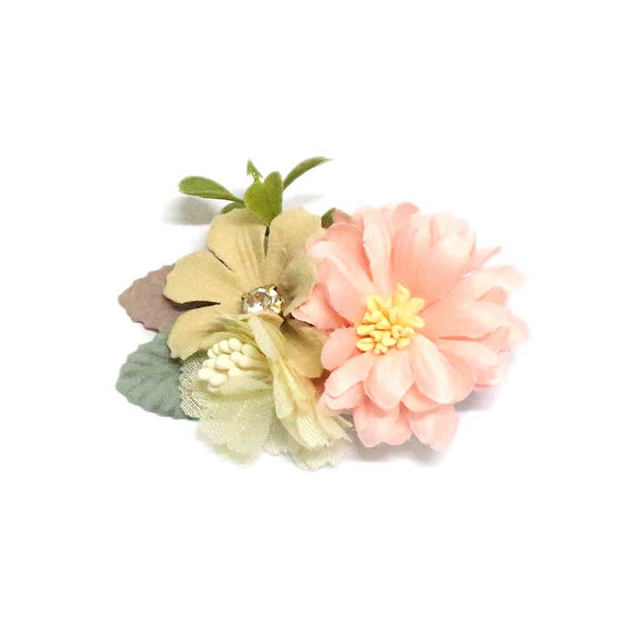 MULTI MESH FLOWER HAIR PIN for wholesale on Faire