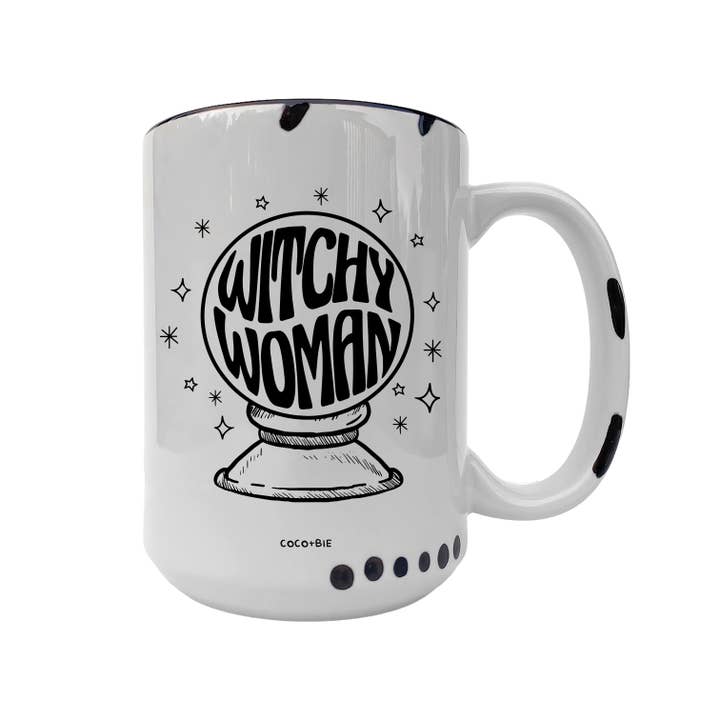 coco+bie designs - Wholesale Coffee Mug - Witchy Woman Mug - Witch, Crystal Ball, Goth, Mystical