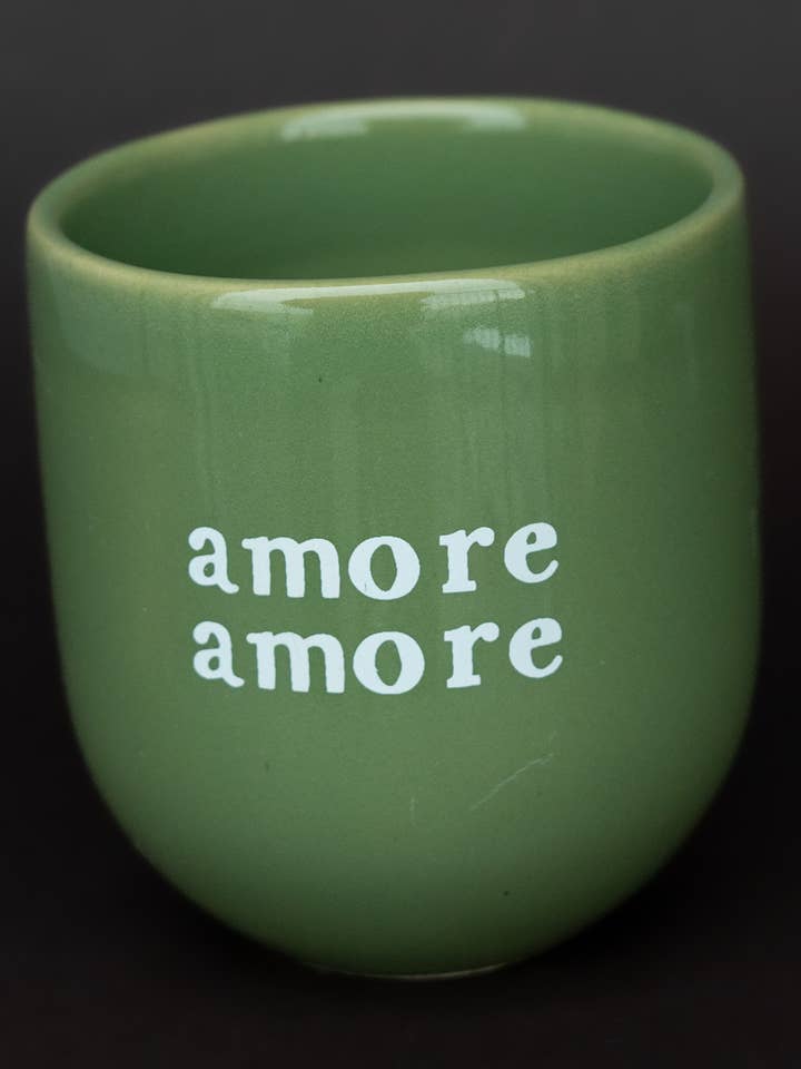 Sisi cup, Amore Amore green for wholesale by Sisi, house of style BV