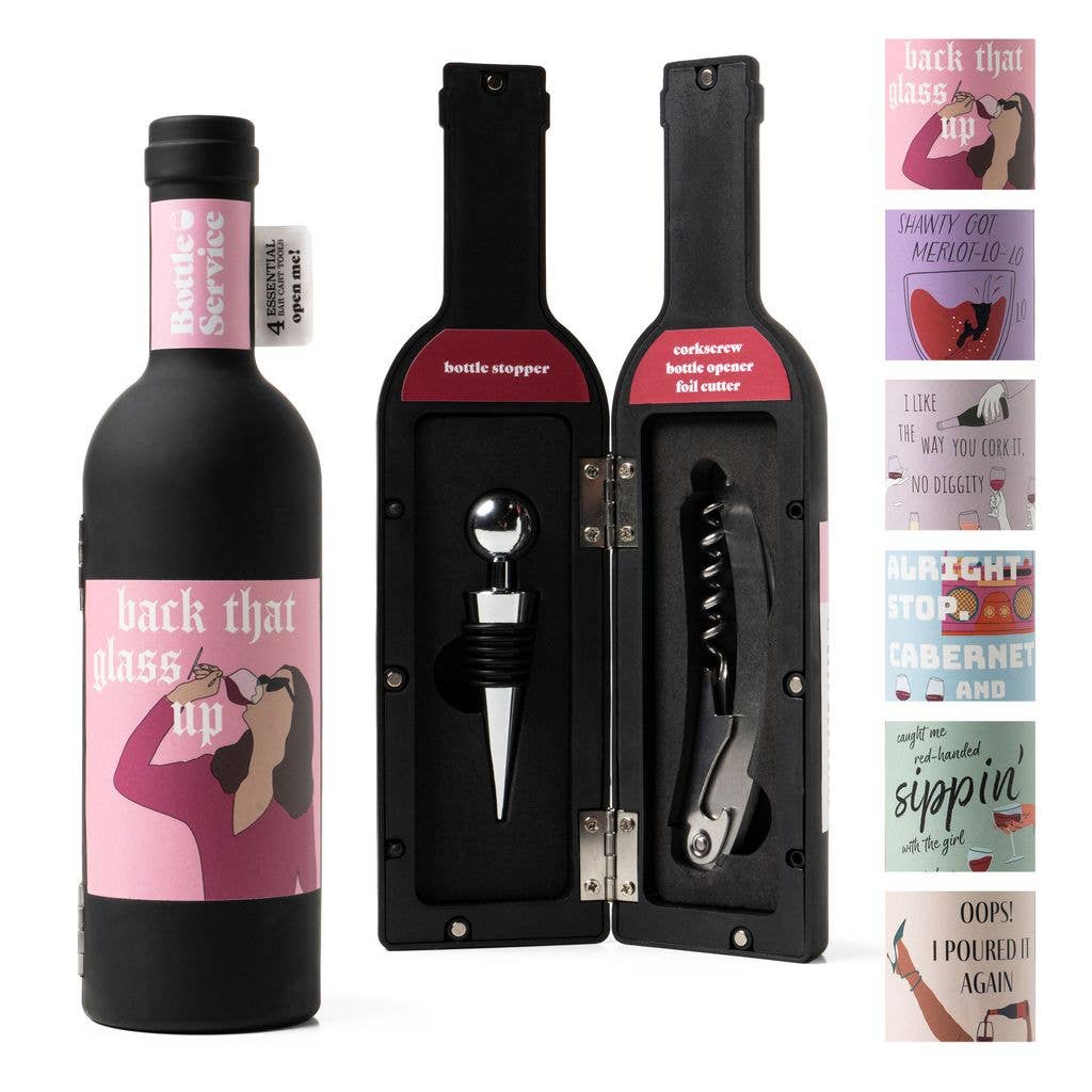 DM Merchandising - Wholesale Wine Tool Set - Modern Monkey® Bottle Service Wine Accessory Set4