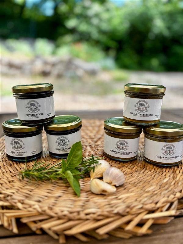 Lou Païs - Wholesale Pickled Vegetables - Eggplant Caviar - Provençal Recipe - 100g2