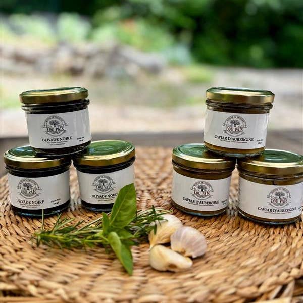 Lou Païs - Wholesale Pickled Vegetables - Eggplant Caviar - Provençal Recipe - 100g2