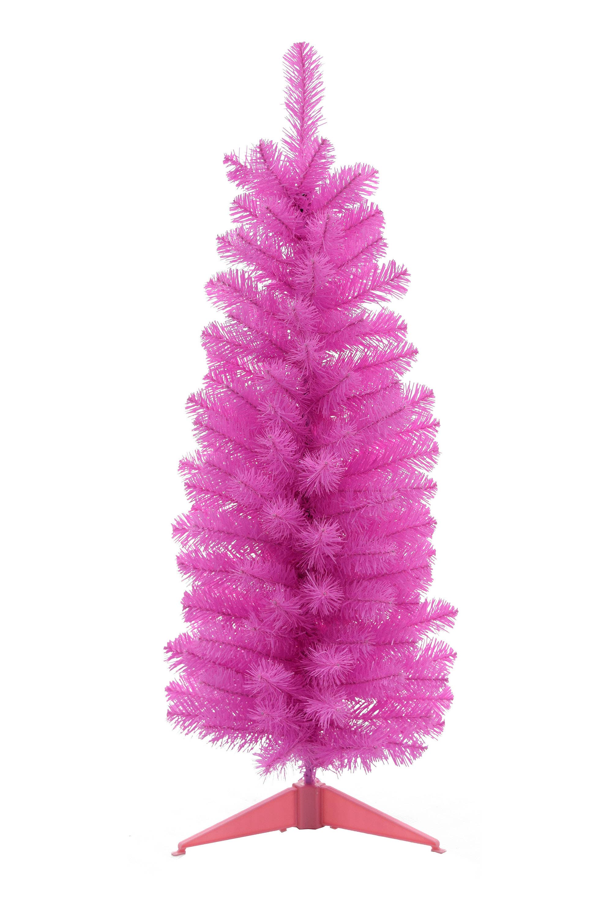 3' Colorful Pink Tabletop Tree with Plastic Stand for wholesale on Faire1