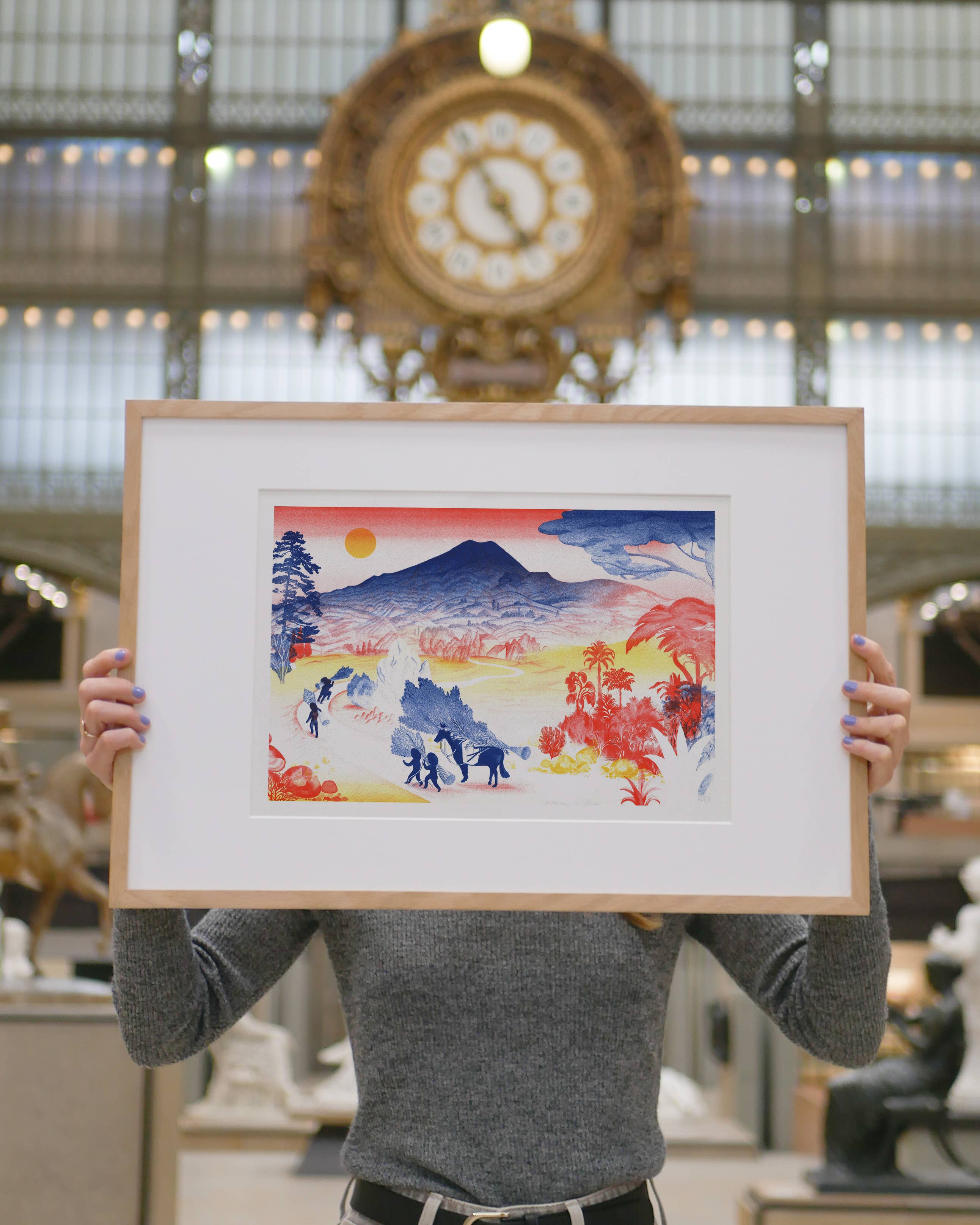 KIBLIND Atelier - Wholesale Poster - A3 Poster - Montagne Sainte-Victoire - Mayumi Otero1