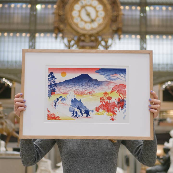 KIBLIND Atelier - Wholesale Poster - A3 Poster - Montagne Sainte-Victoire - Mayumi Otero1