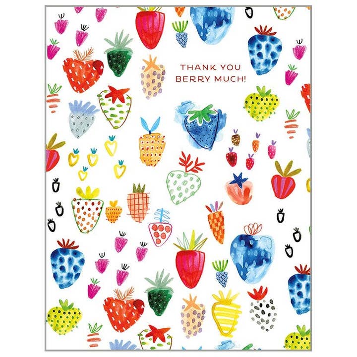 Colorful Strawberries - Thank You Card for wholesale by Legacy