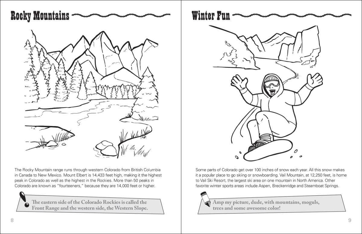 AdventureKEEN - Wholesale Coloring Book - Kids & Baby - Colorado Activity Book1