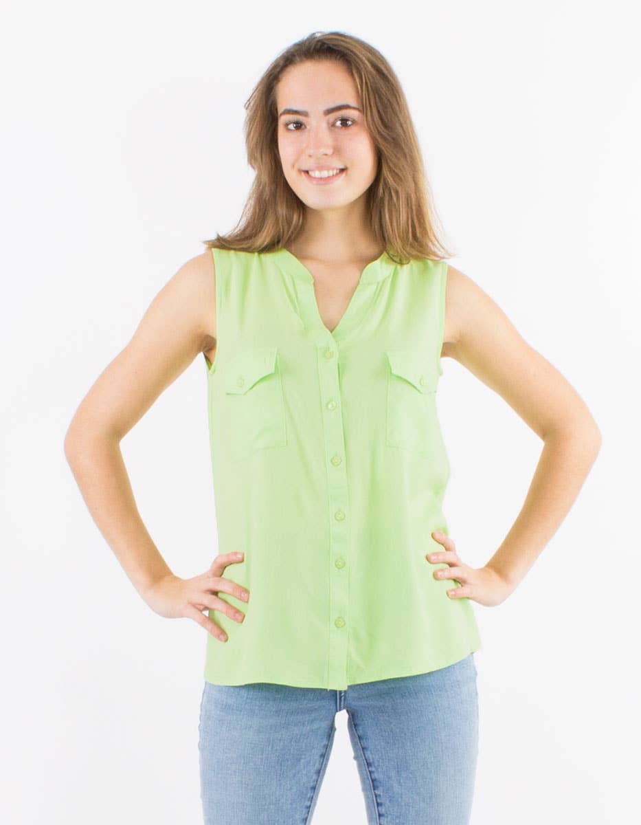 Coline - Wholesale Button Down Shirt - Women's - Blouse — woman-CH173170