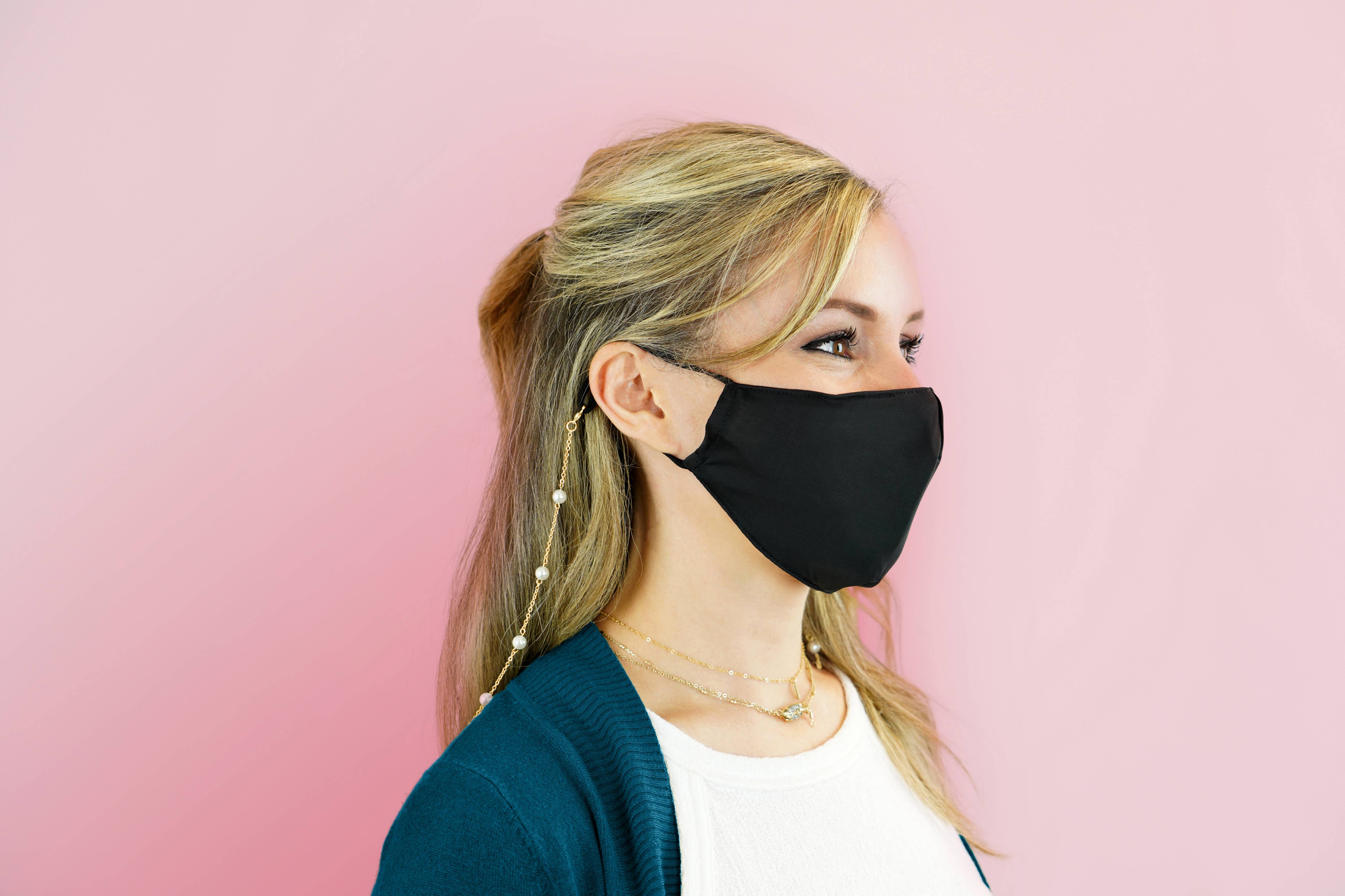 DM Merchandising - Vendita all'ingrosso Parure di gioielli - Cura Cover Maschera Accoppiamenti Convertibile Maschera Catena2