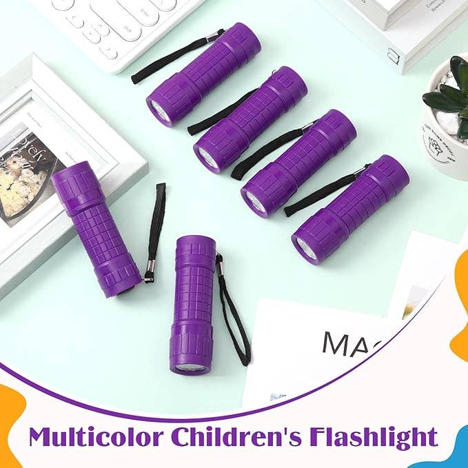 Crover - Wholesale Flashlight - Compact LED Handheld Flashlight– 4in 9-LED Purple Torch6